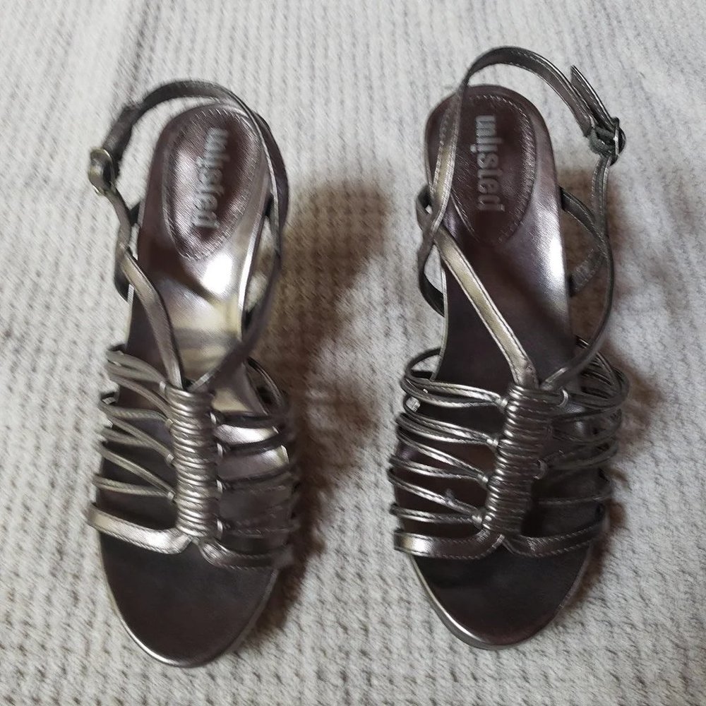 Silver Women's High Heal Shoes